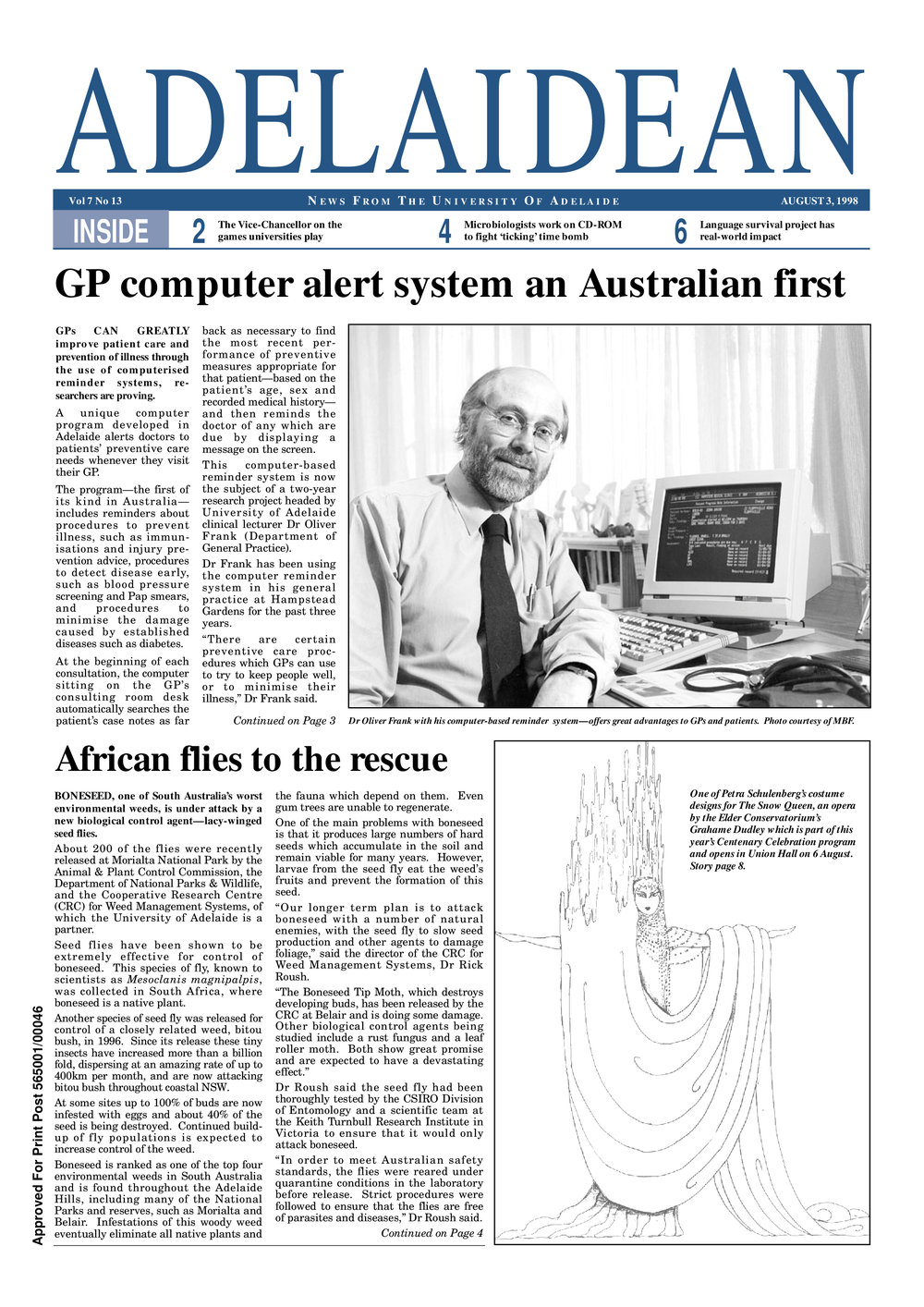 Adelaidean - Volume 7 Number 13 - 3 August 1998