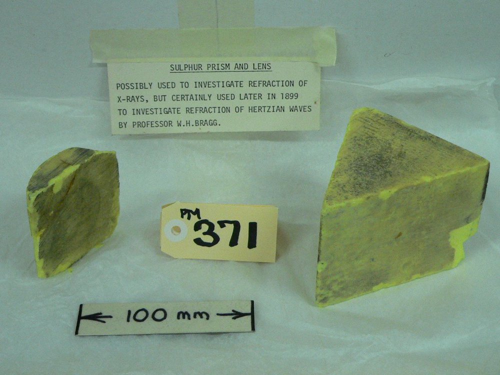 Sulphur Prism and Lens