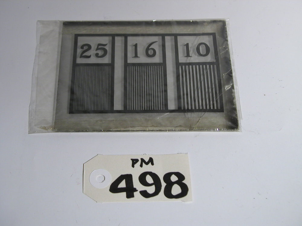 Scale Marks on Glass Sheet