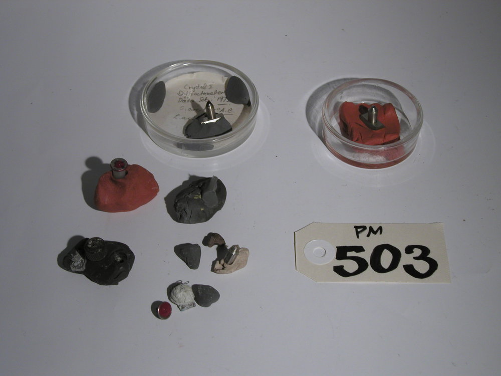 Metal Items Housed in Putty