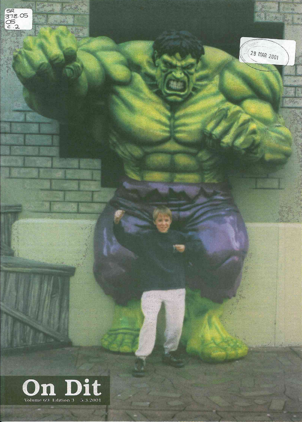 On Dit. Volume 69, Issue 3