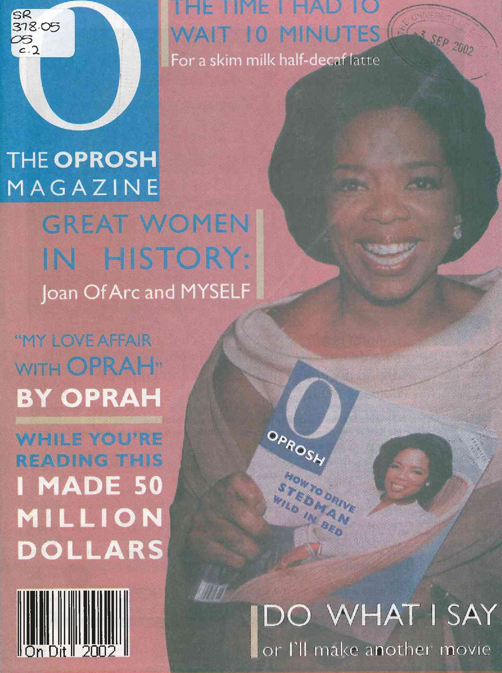 On Dit. Volume 70, Issue 5