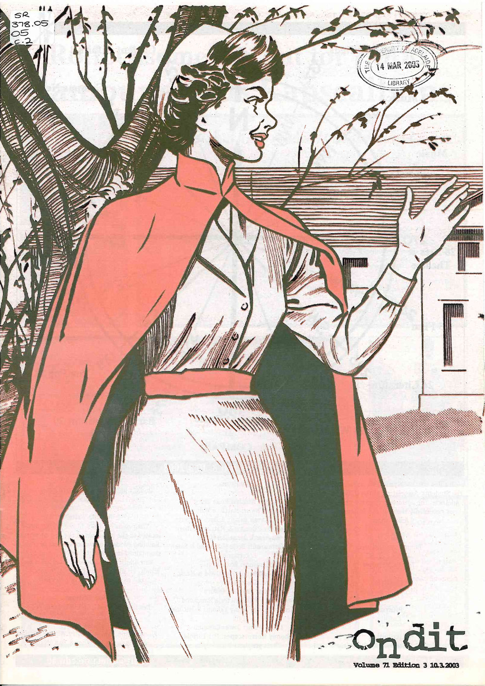 On Dit. Volume 71, Issue 3