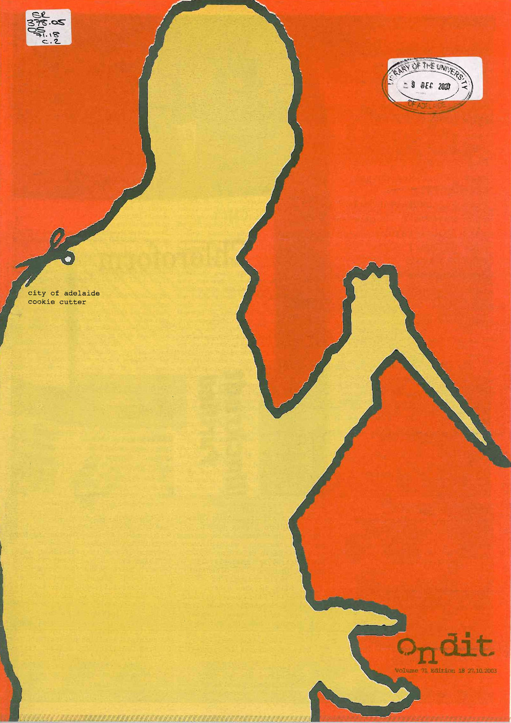 On Dit. Volume 71, Issue 18