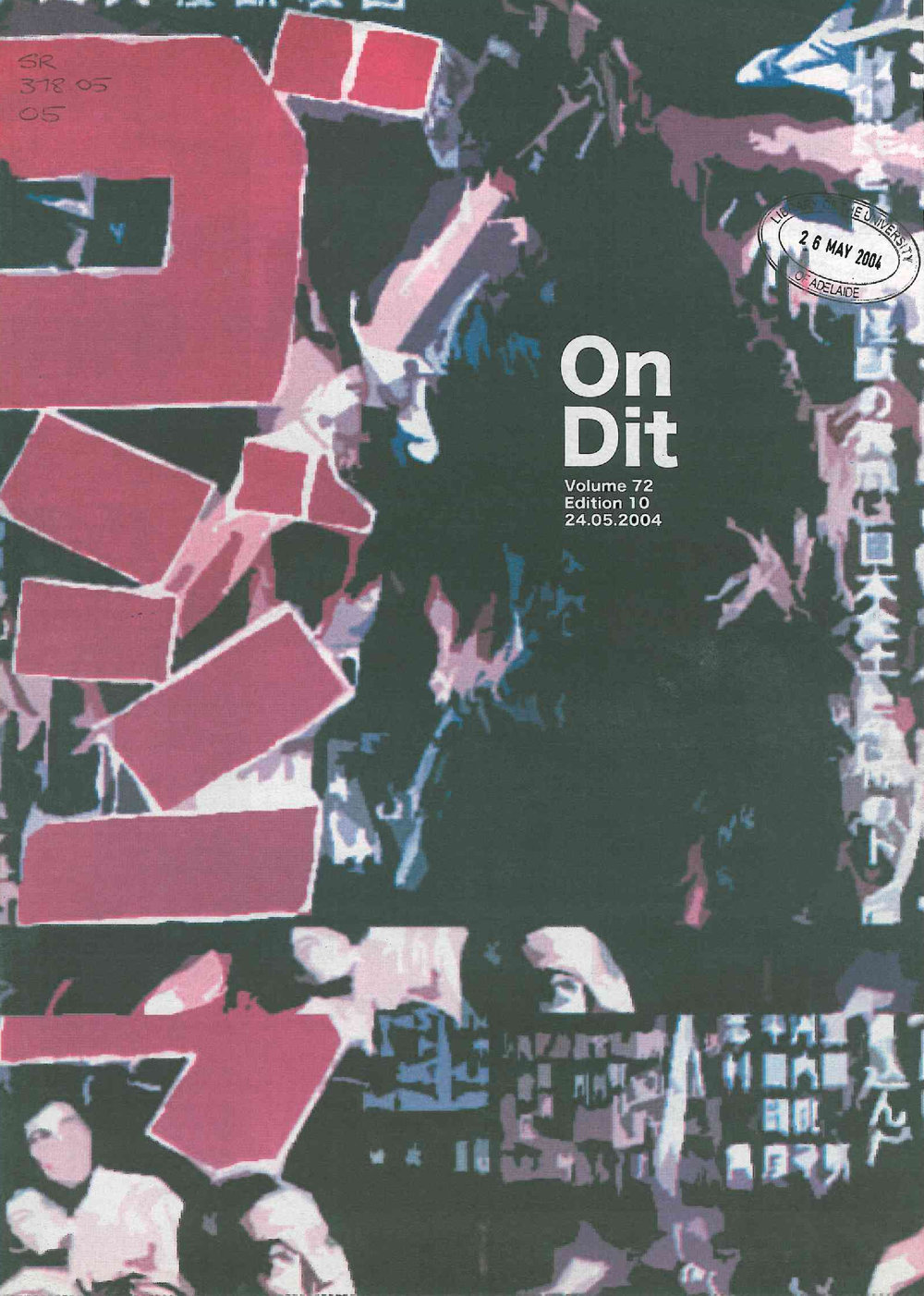 On Dit. Volume 72, Issue 10