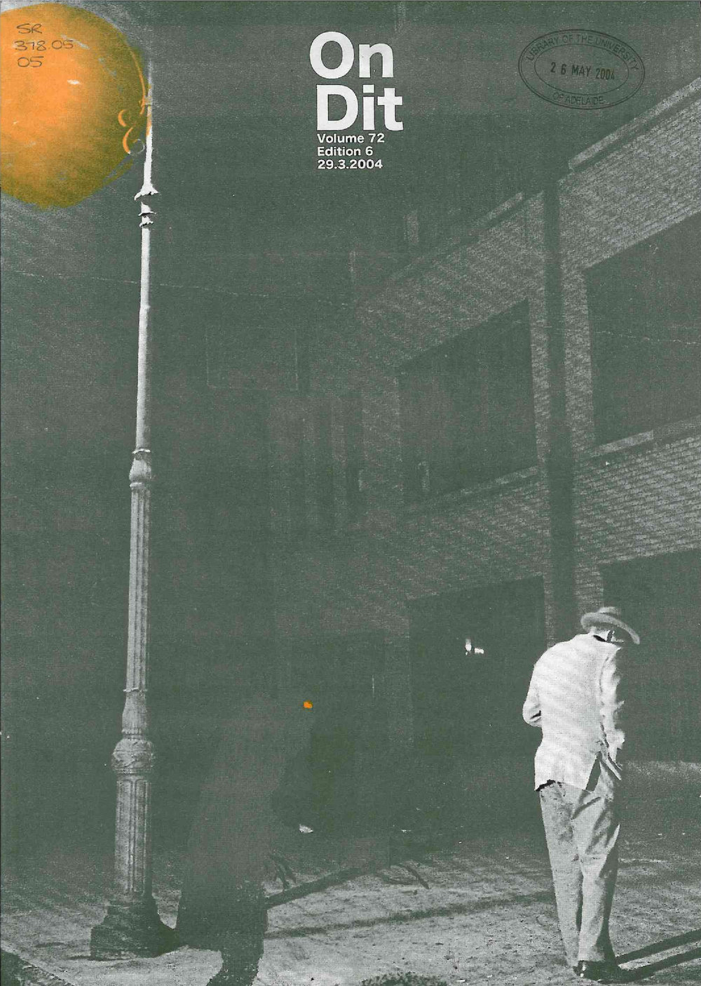 On Dit. Volume 72, Issue 6