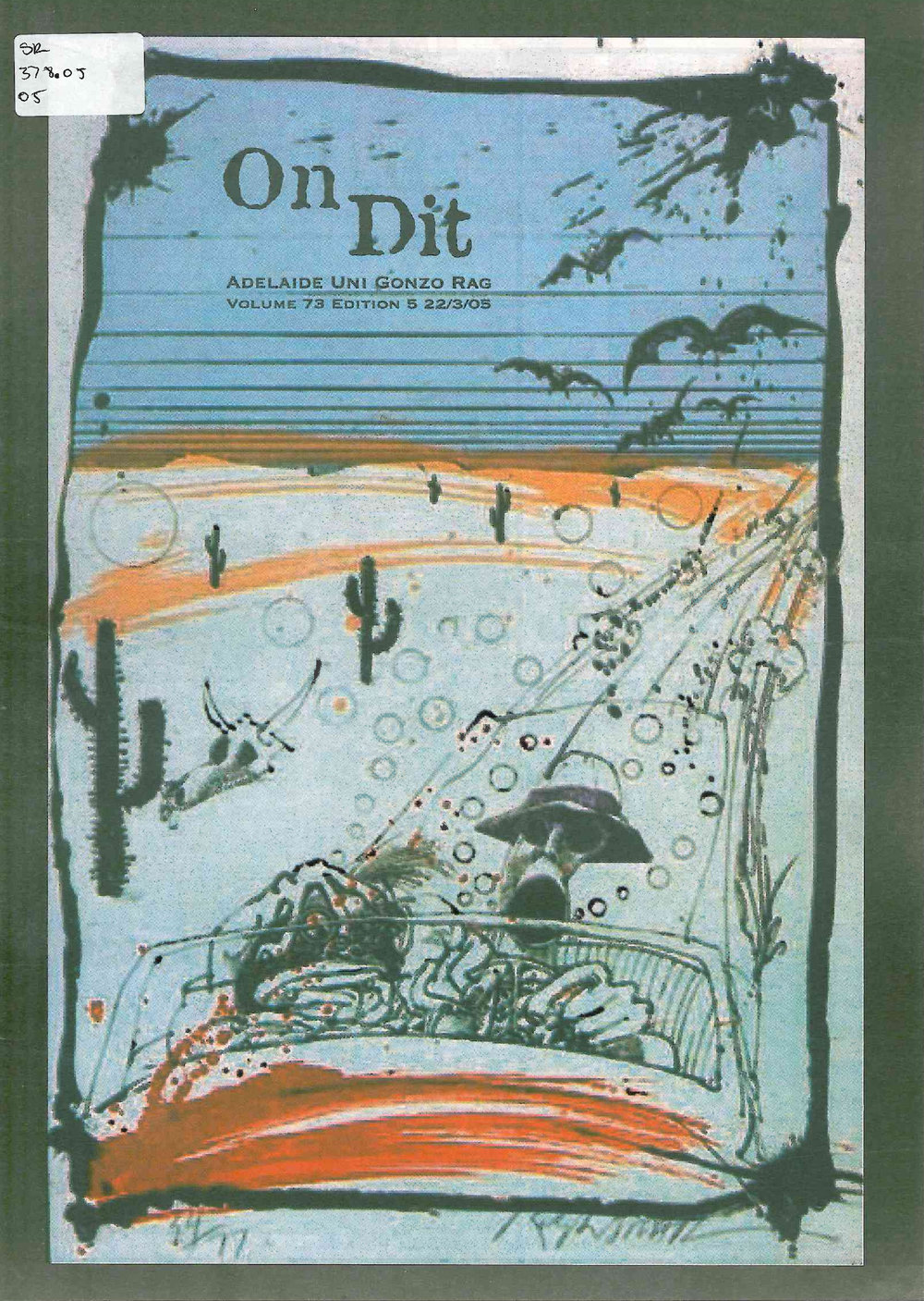 On Dit. Volume 73, Issue 5