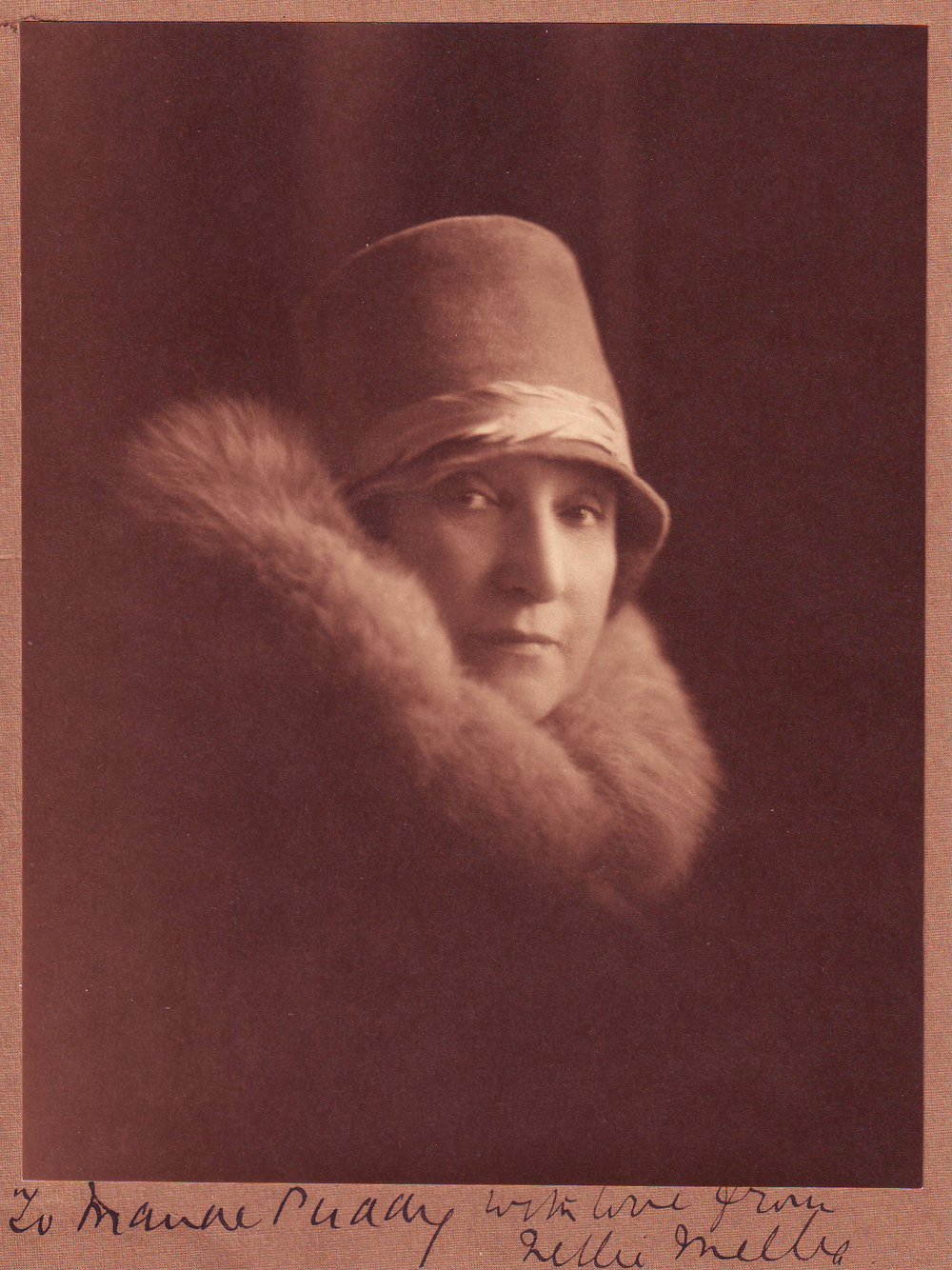 Dame Nellie Melba, 1927