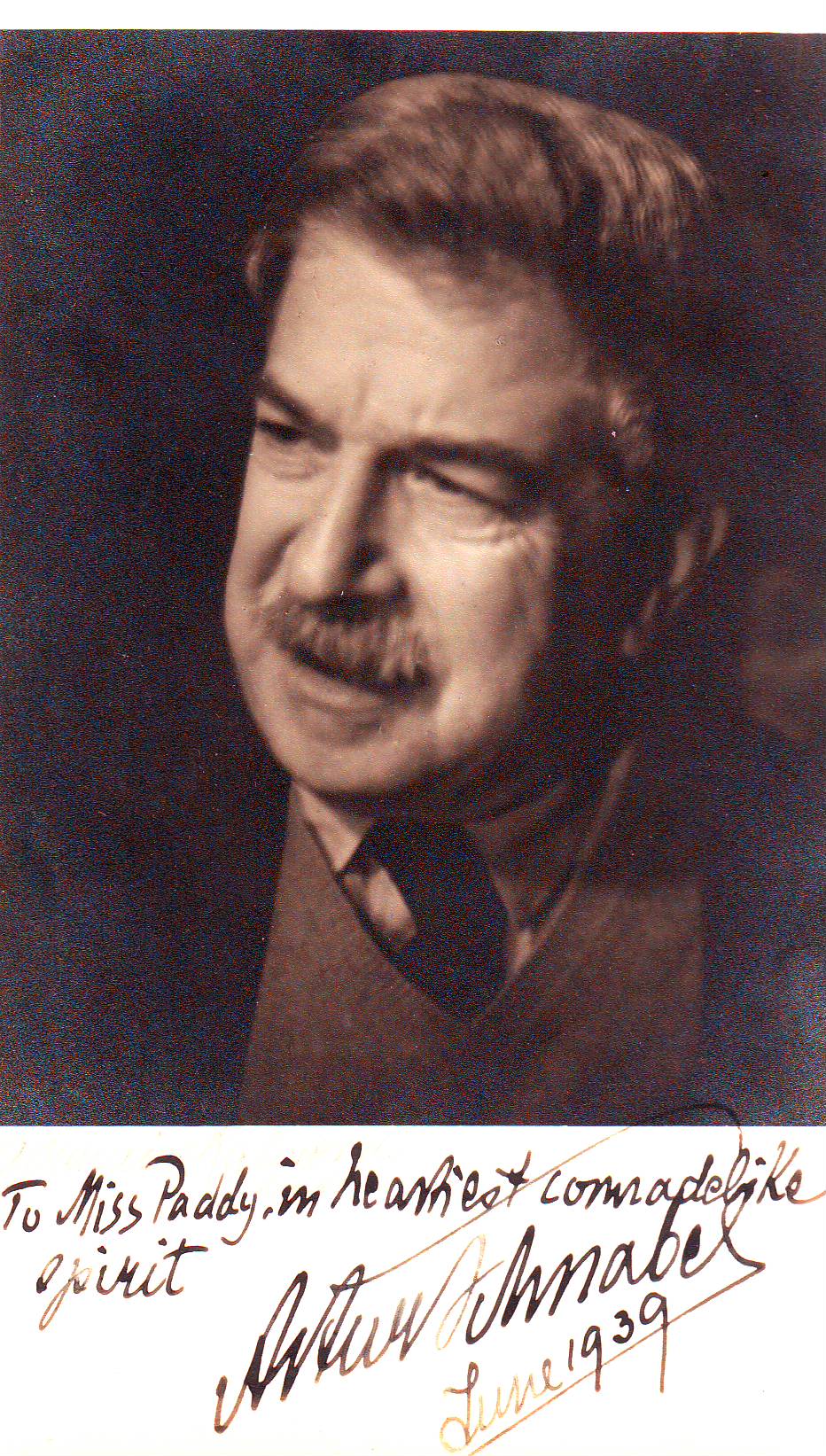 Arthur Schnabel, 1939
