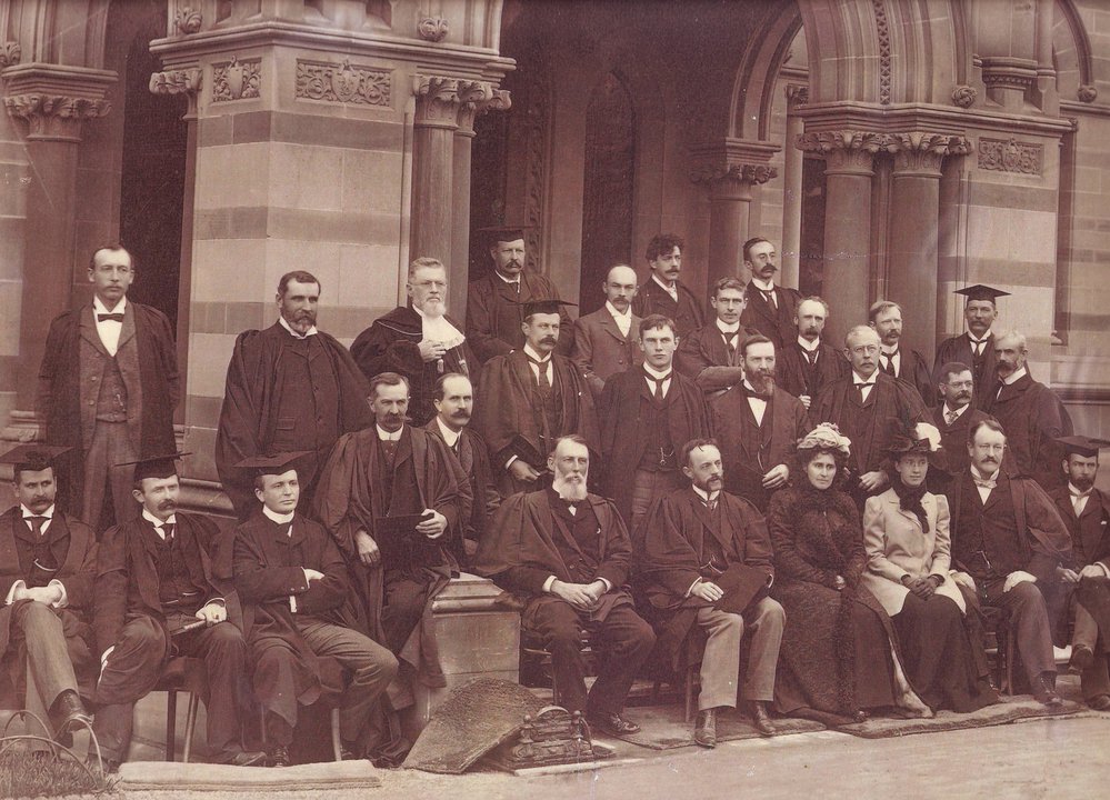 Staff of the Adelaide University and Elder Conservatorium, 1901