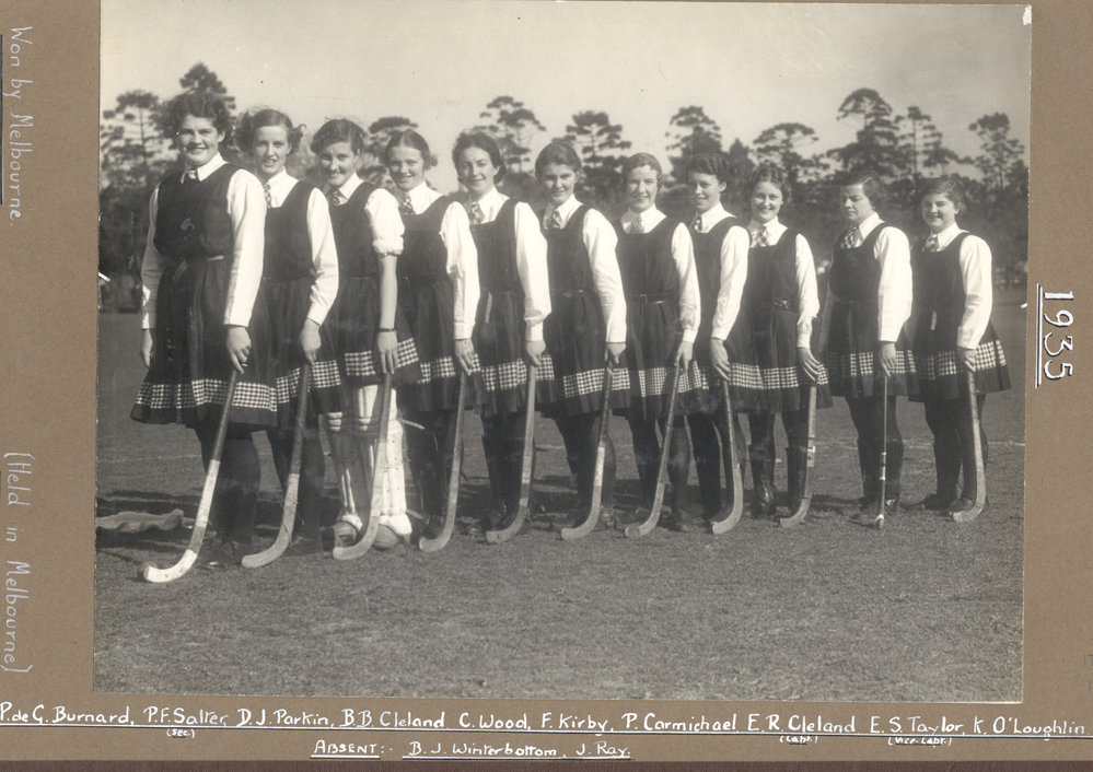 Intervarsity Women's Hockey Team, 1935