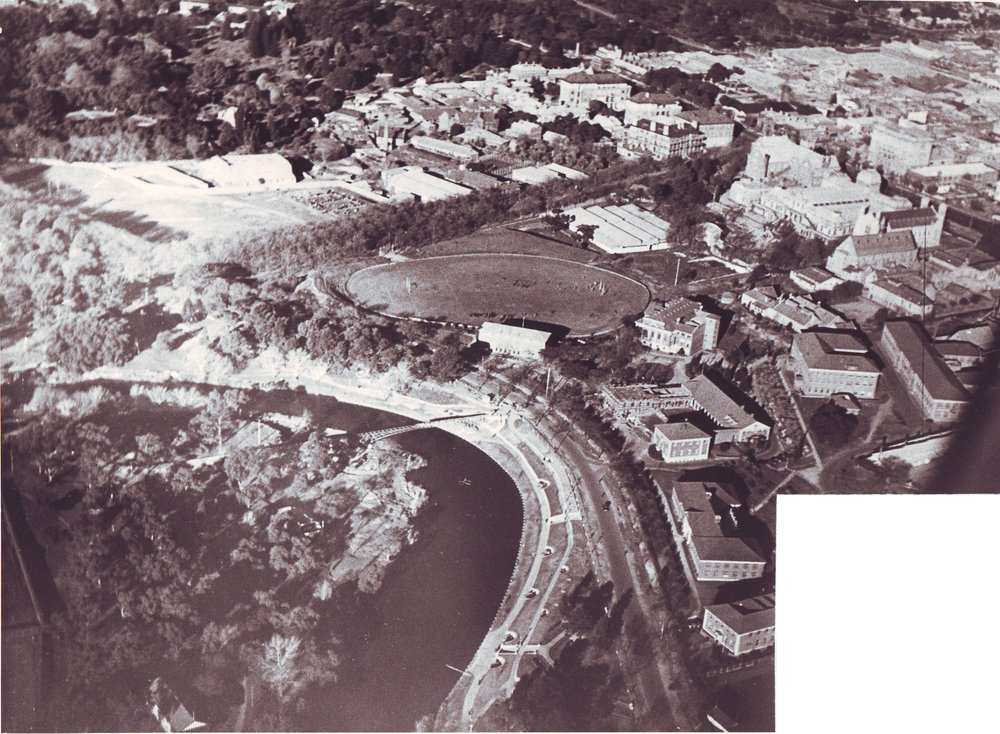 Jubilee Oval, Aerial View of the University, c1936