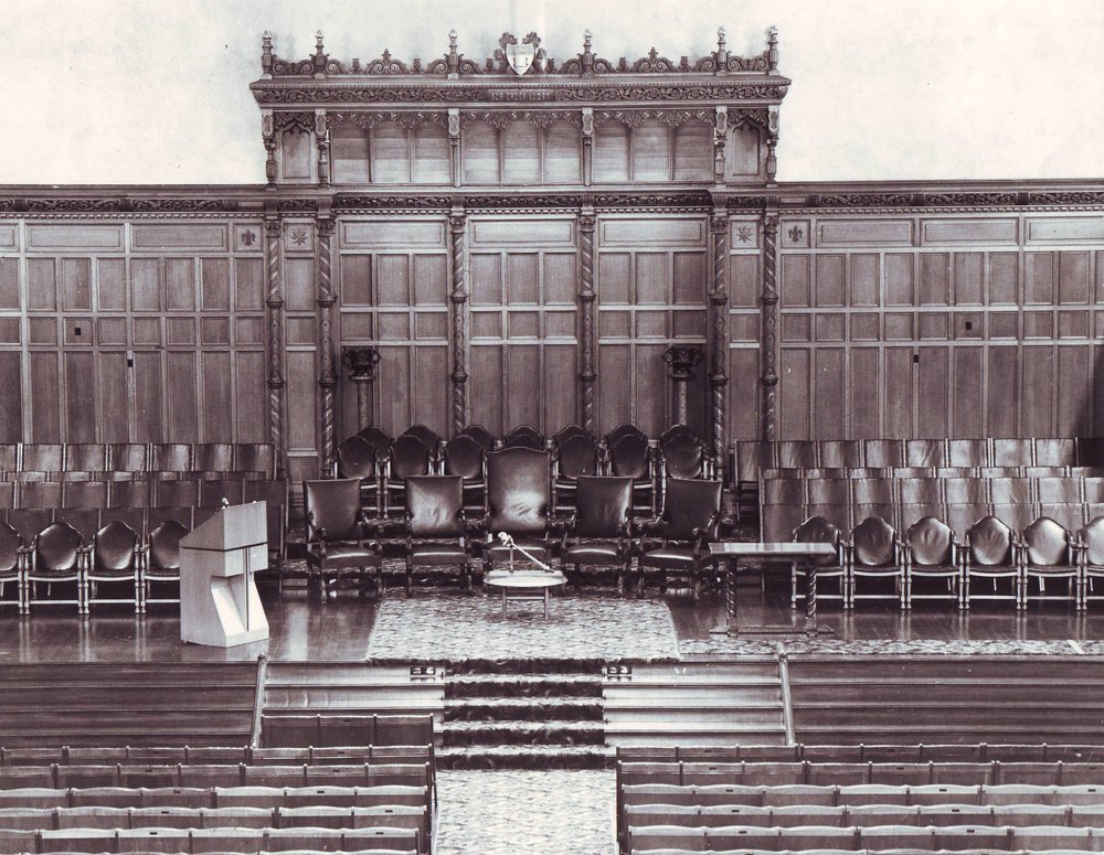 Bonython Hall Interior, c1970