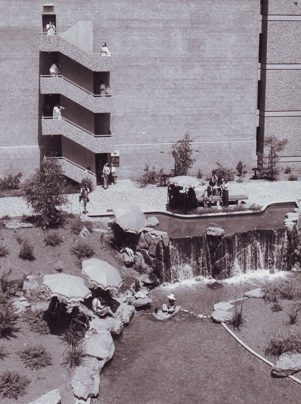 Wills Court Waterfall, 1975