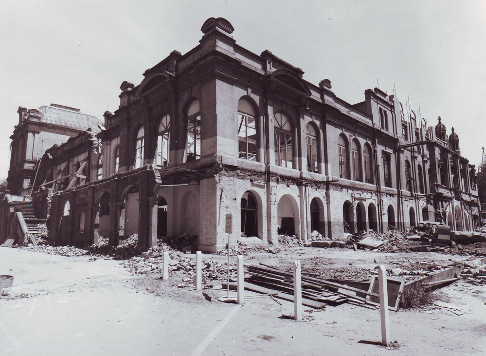 Demolition of Exhibition Building, 1962