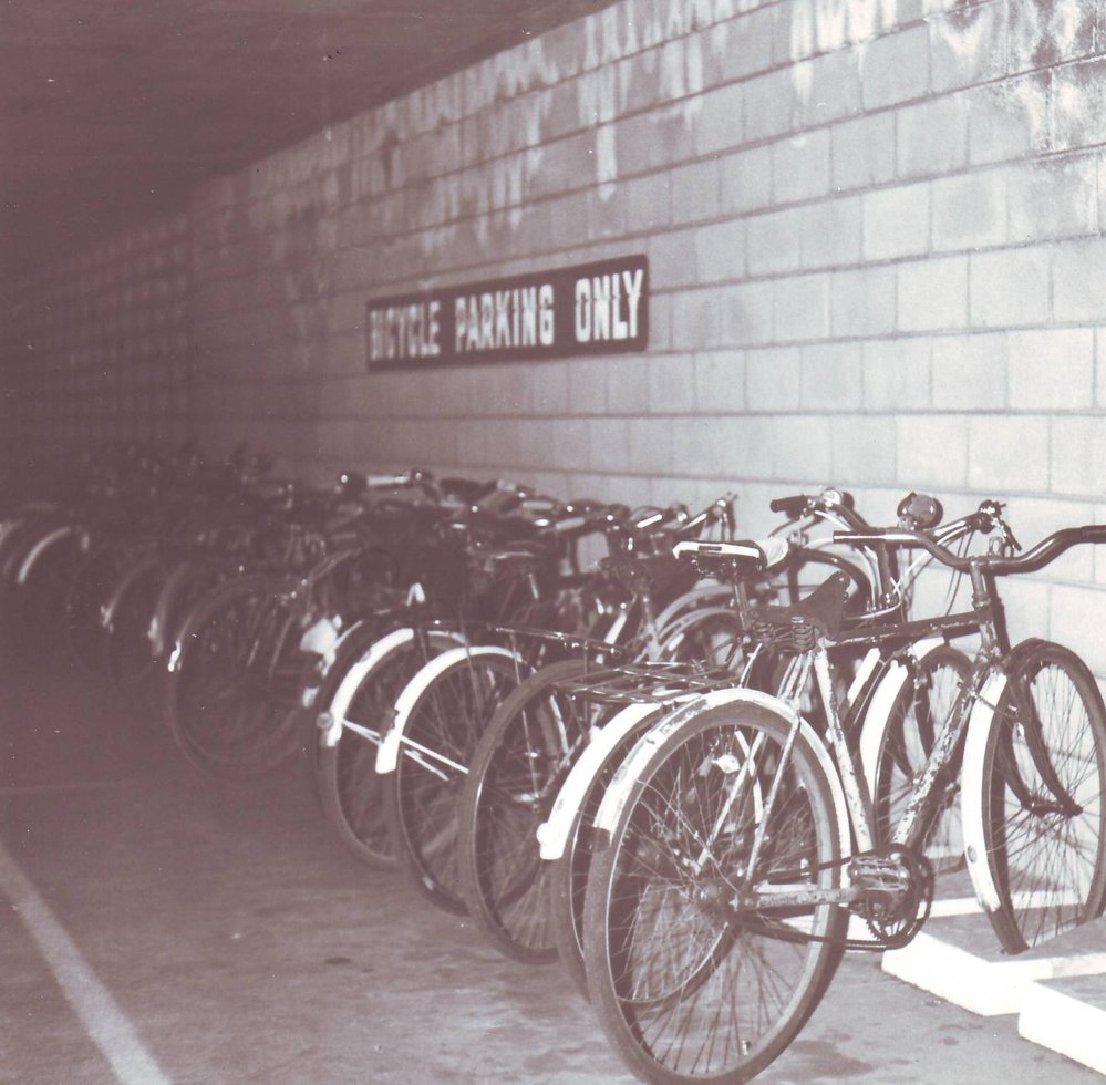 Car Park Bicycle Rack, c1974