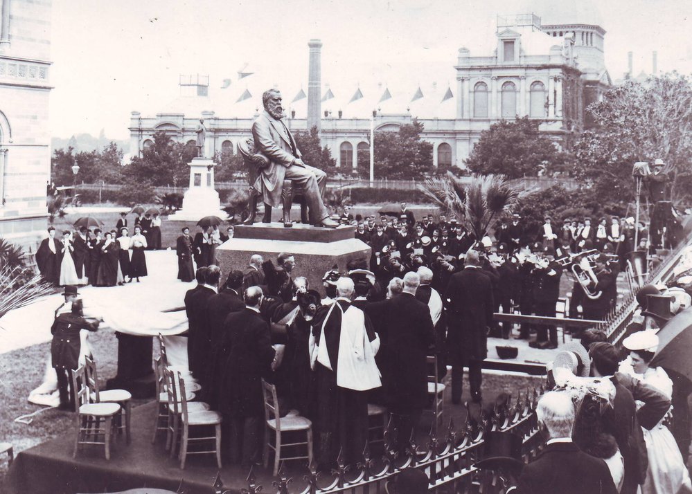 Unveiling of Sir Walter Watson Hughes Statue, 1906