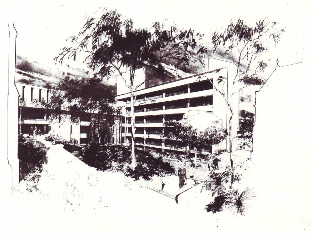 Wills Court Architectural Plan, c1973