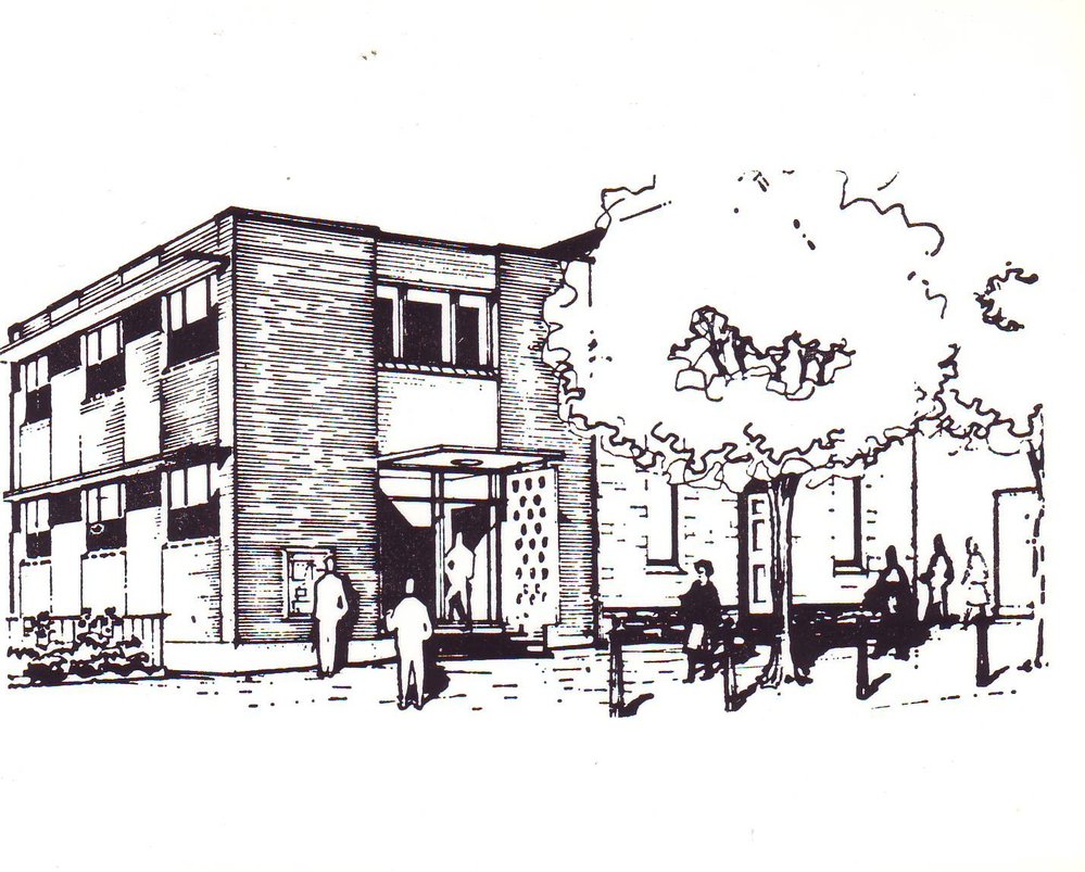 WEA Bookshop Sketch, c1965