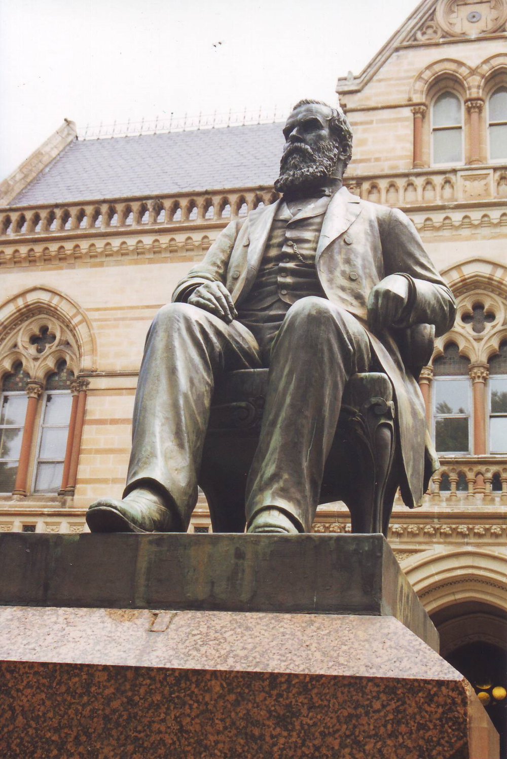 Sir Walter Watson Hughes Statue, c2002