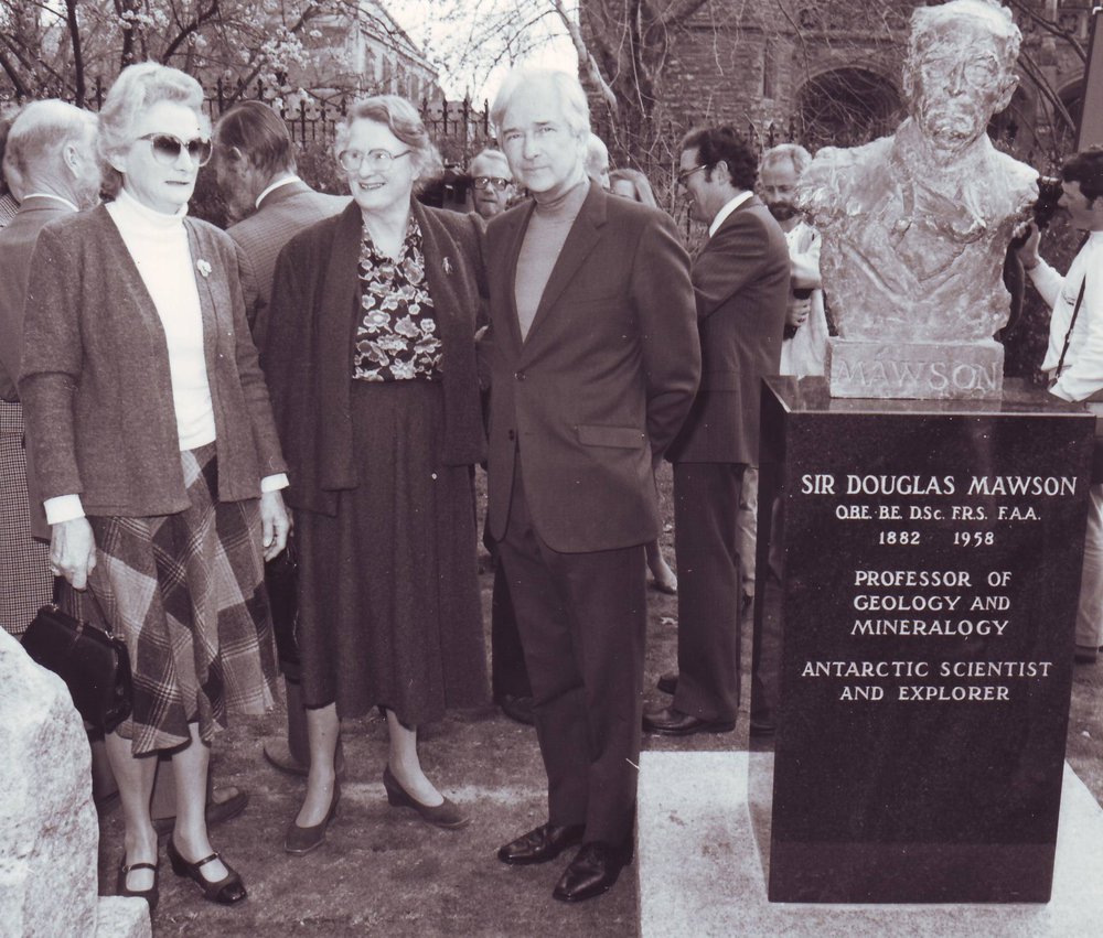 Mawson Bust Unveiling, 1982