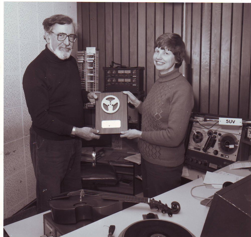 Jane Wilson and Tristram Cary, c1985
