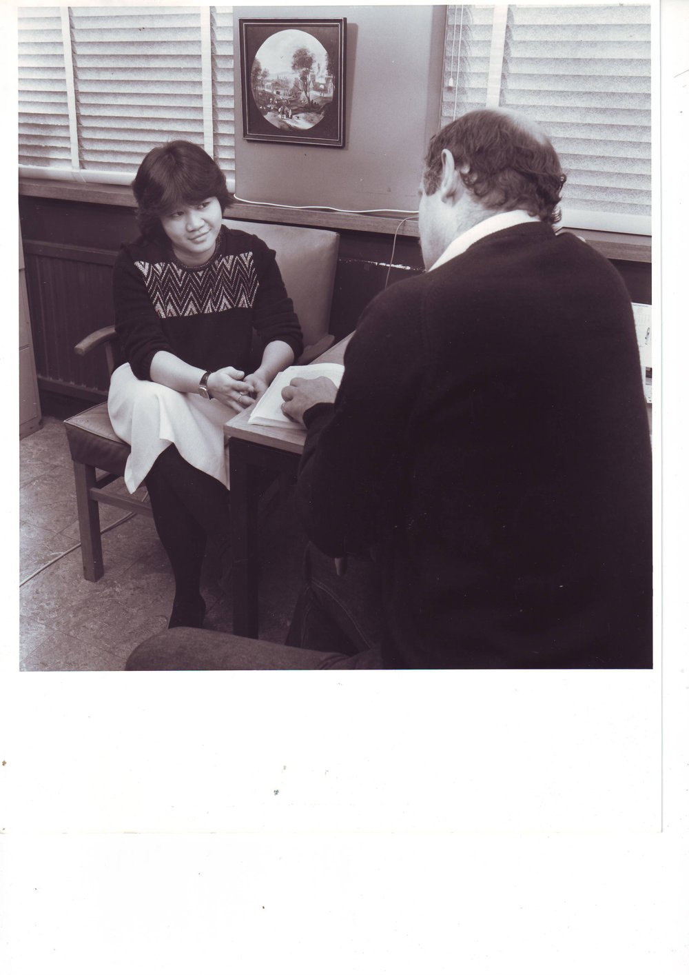 Fred Bloch with Student, c1985