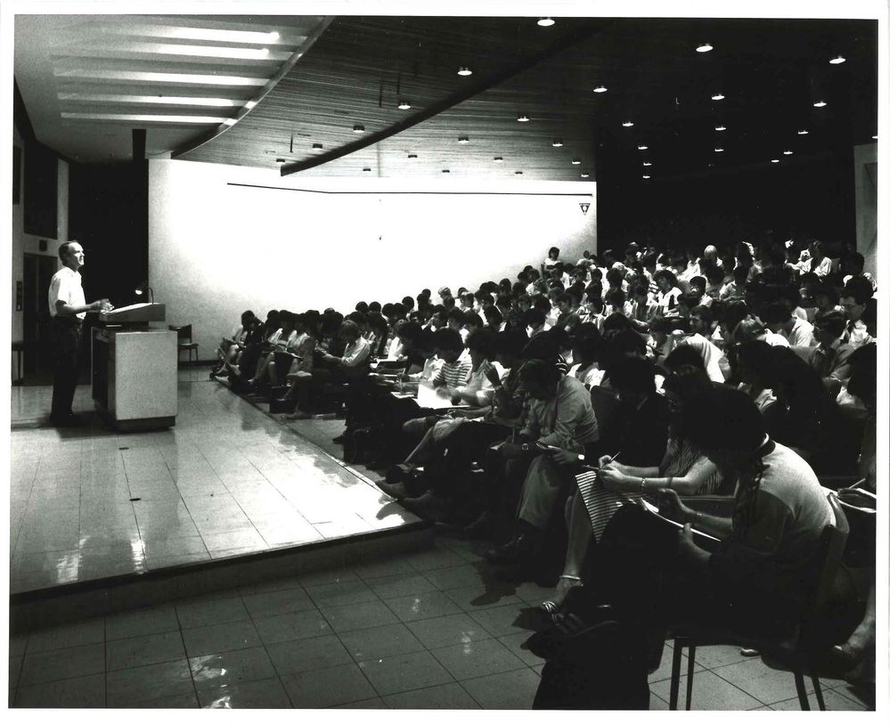 Economics Lecture, c1985