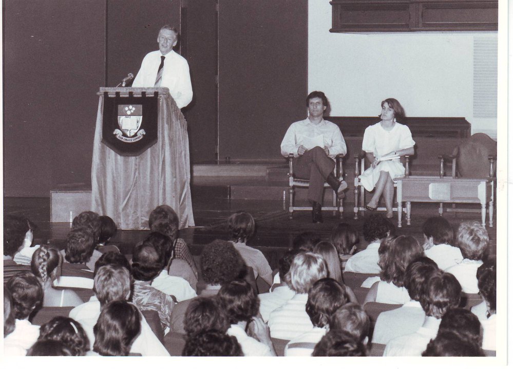 Enrolment Week Speech, 1979