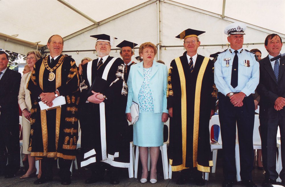 Re-enactment of 1906 Unveiling Ceremony of Sir Walter Watson Hughes Statue, 2006