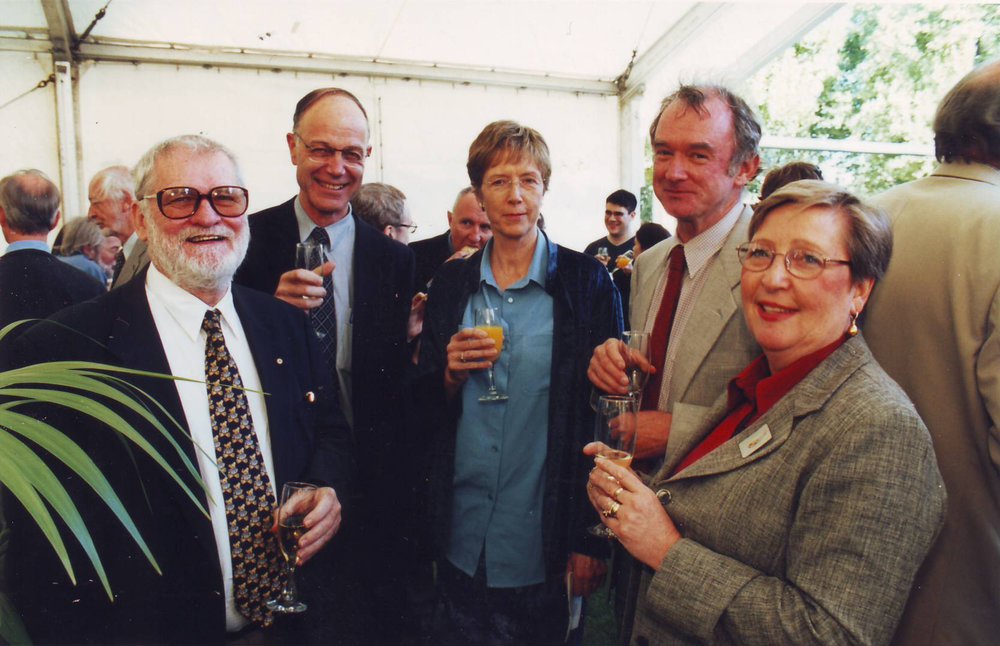 Ray Choate, Rosa Pasteur, Stephen Beaumont and Robina Weir, 2001