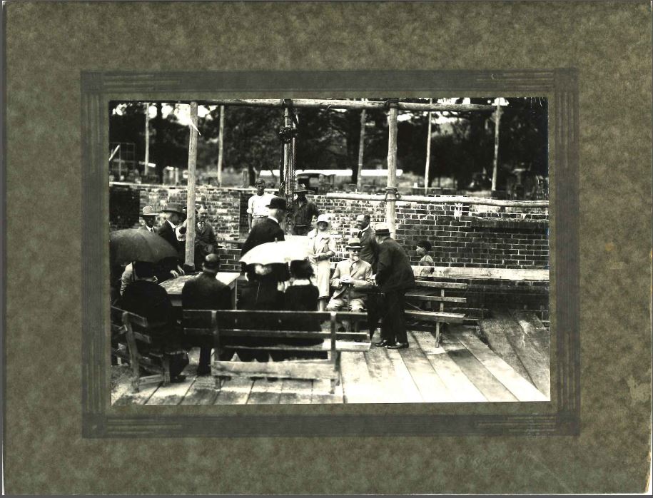 Laying Foundation Stone of the John Melrose Laboratory, Waite Agricultural Research Institute, 1928
