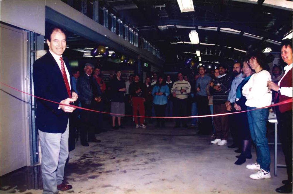Professor Geoff Fincher Opening Soil Science Laboratory, c1990
