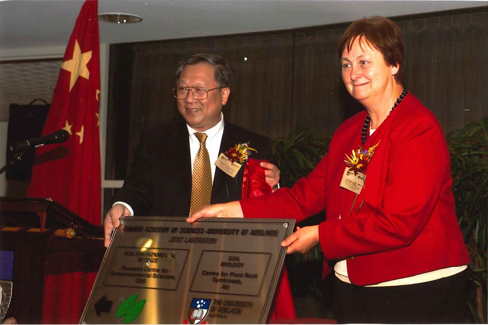 Opening of the Joint Laboratory, Soil Science, c2002