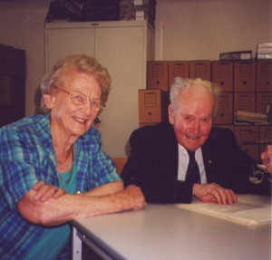 Dr Alby Jones and Mrs Shirley Jones, 2003