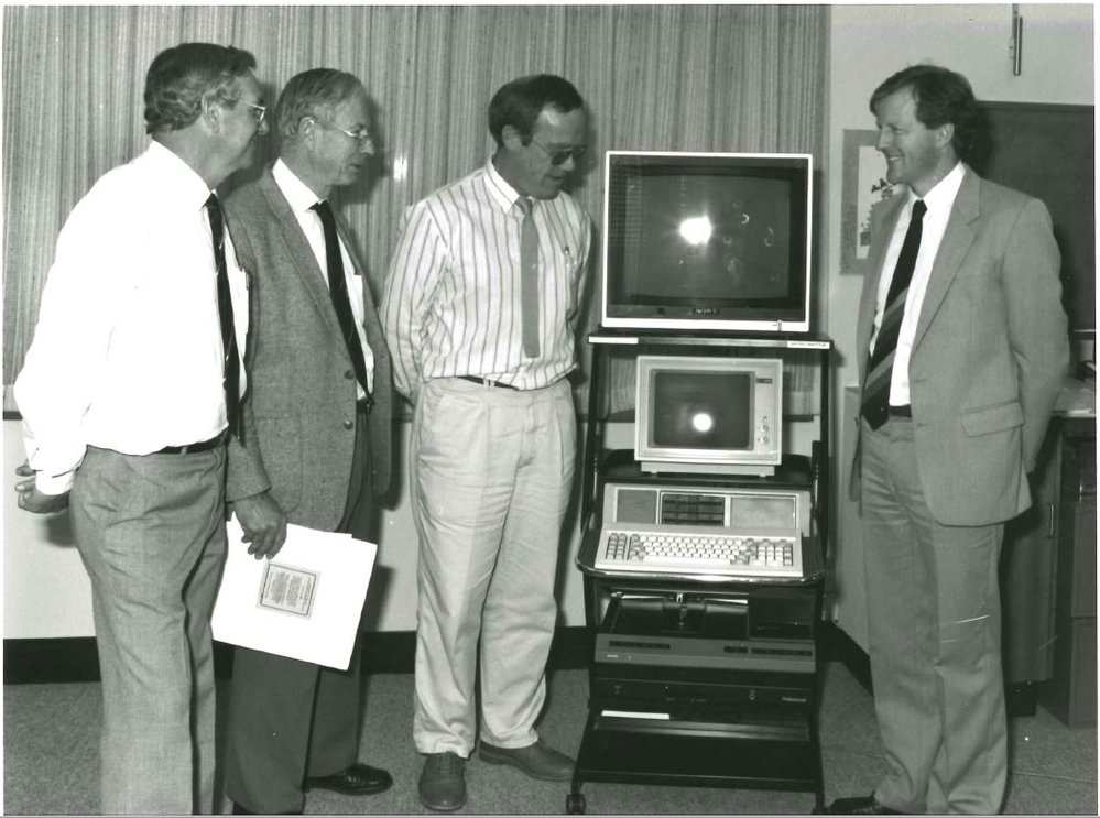 Professor Andrew J Spencer, c1985