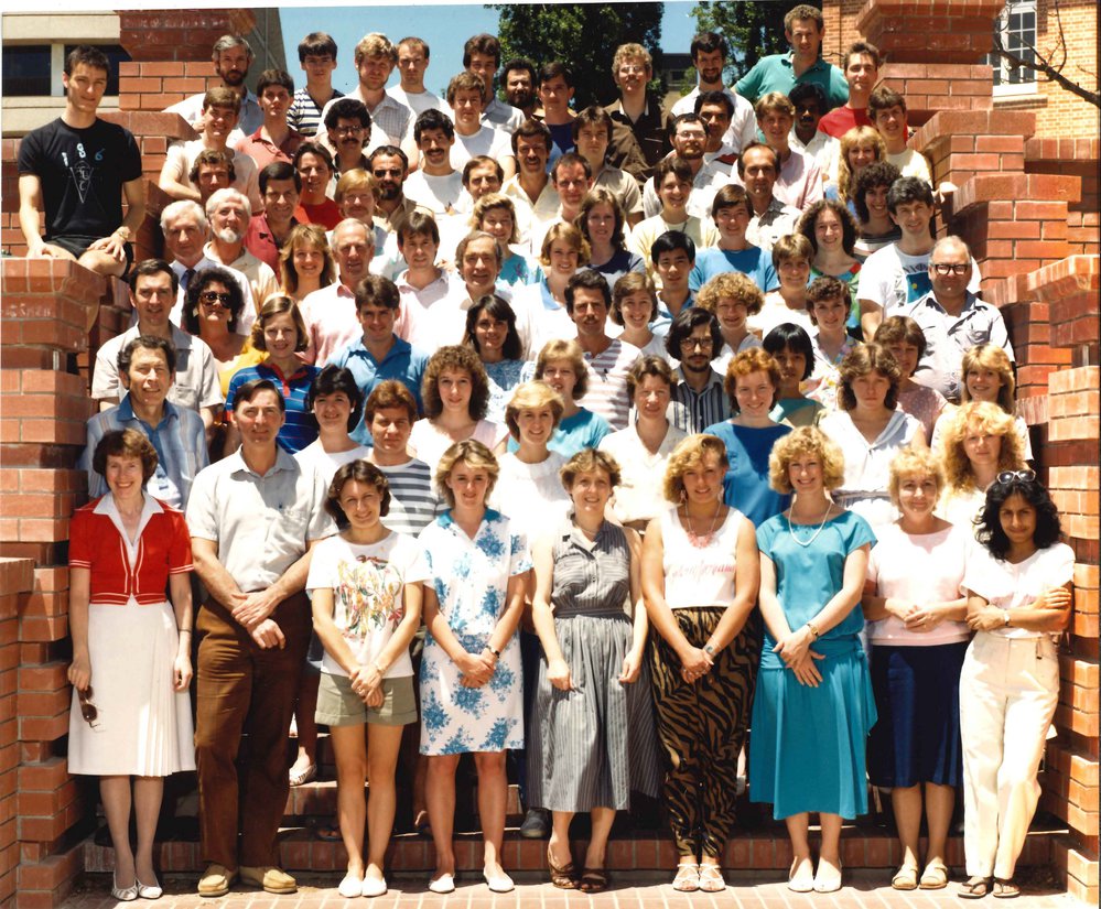 Biochemisty Department Staff Group, c1986