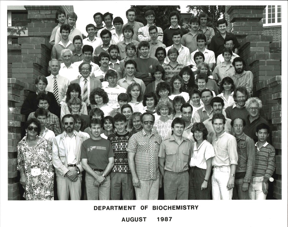 Biochemistry Department Staff Group, 1987