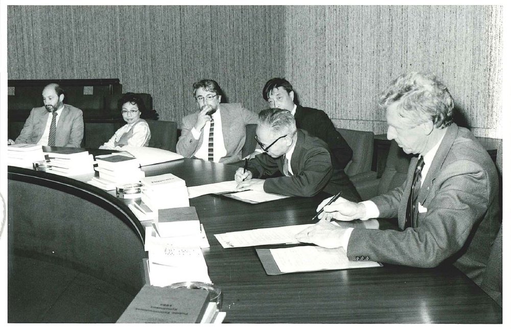 Vice-Chancellor Professor Donald Richard Stranks, c1985