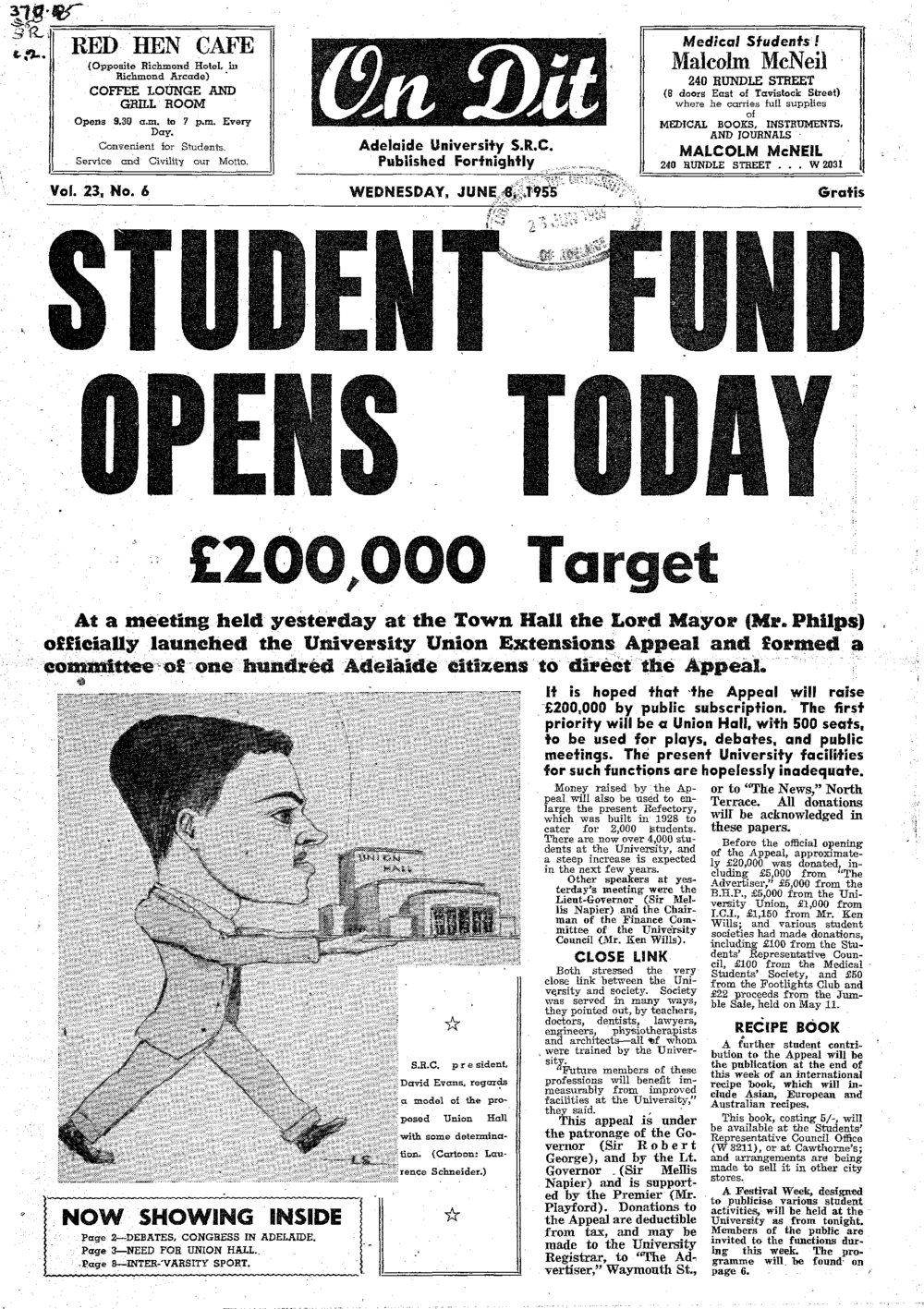 On Dit. Volume 23, Issue 6