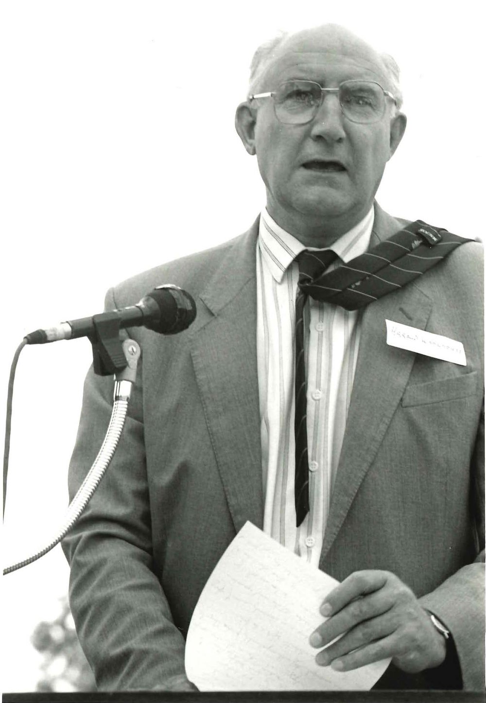 Professor Harold Woolhouse, c1990