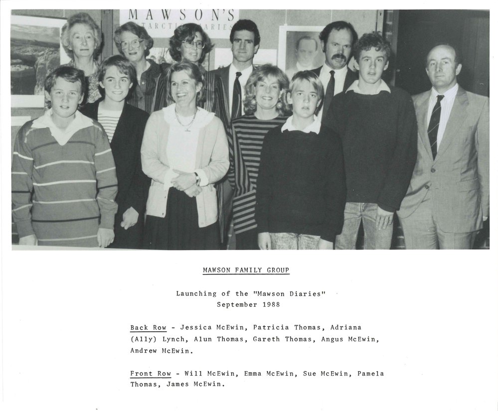 'Mawson Diaries' Launch, 1988