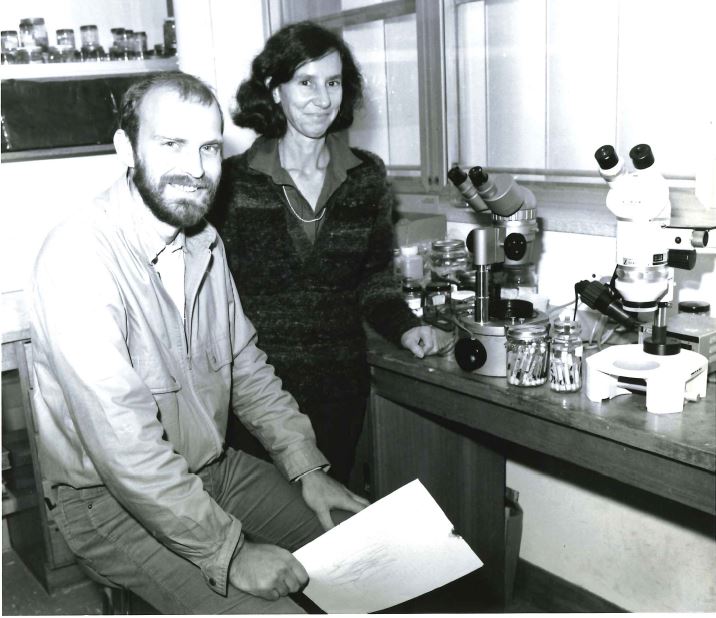 Dr Andrew Austin and Alice Wells, c1980