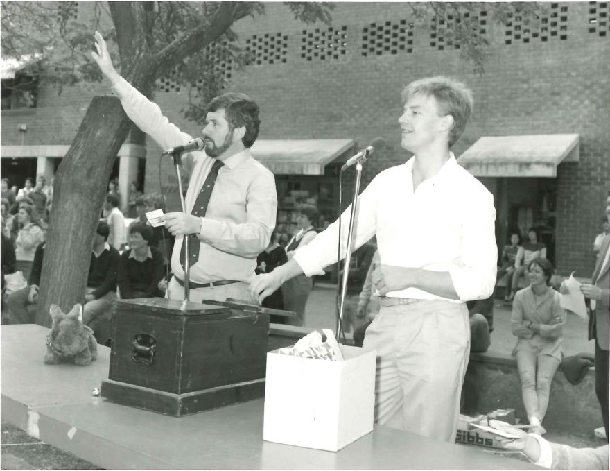 Keith Conlon and Herman Murray, c1980