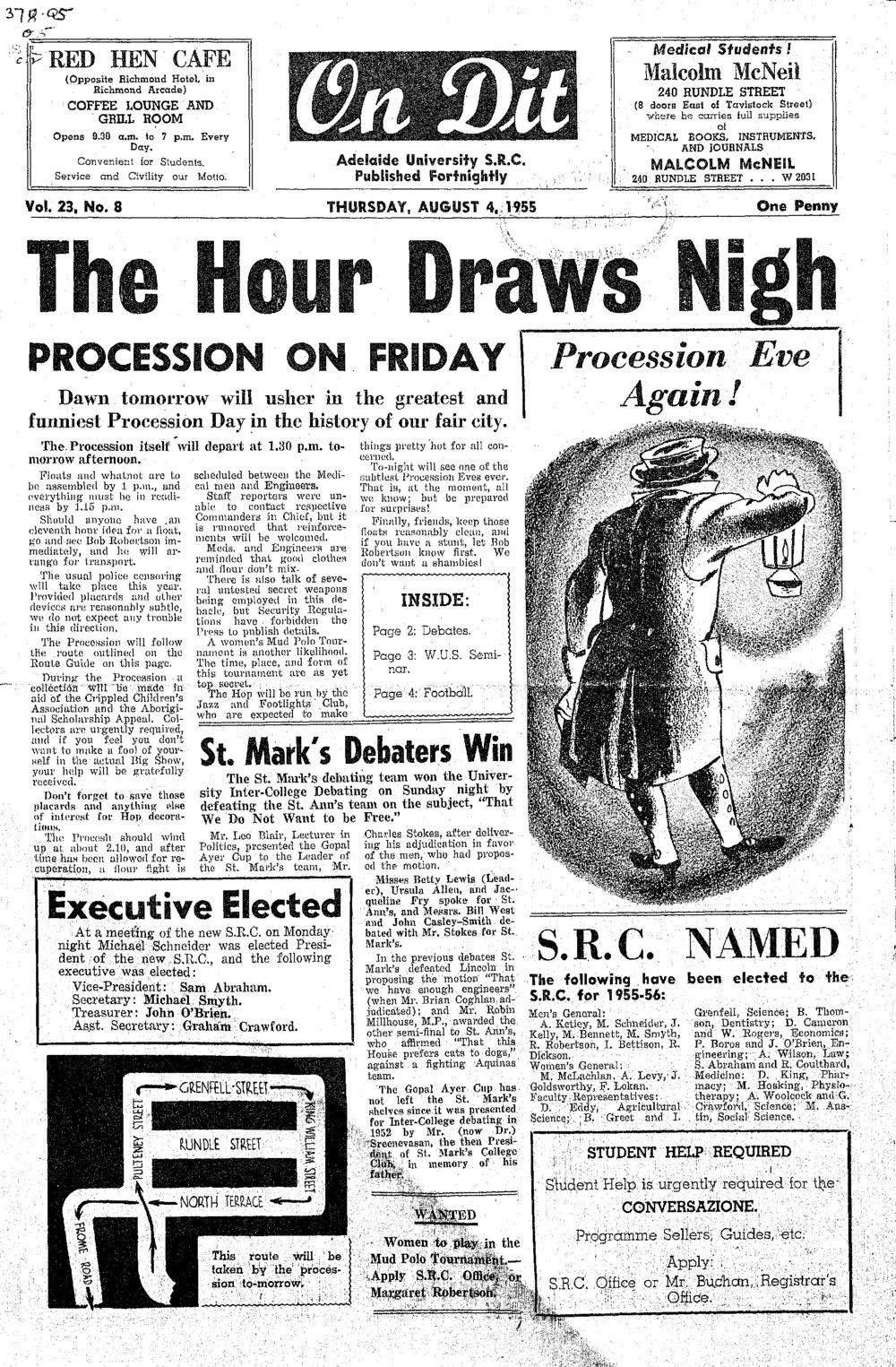 On Dit. Volume 23, Issue 11