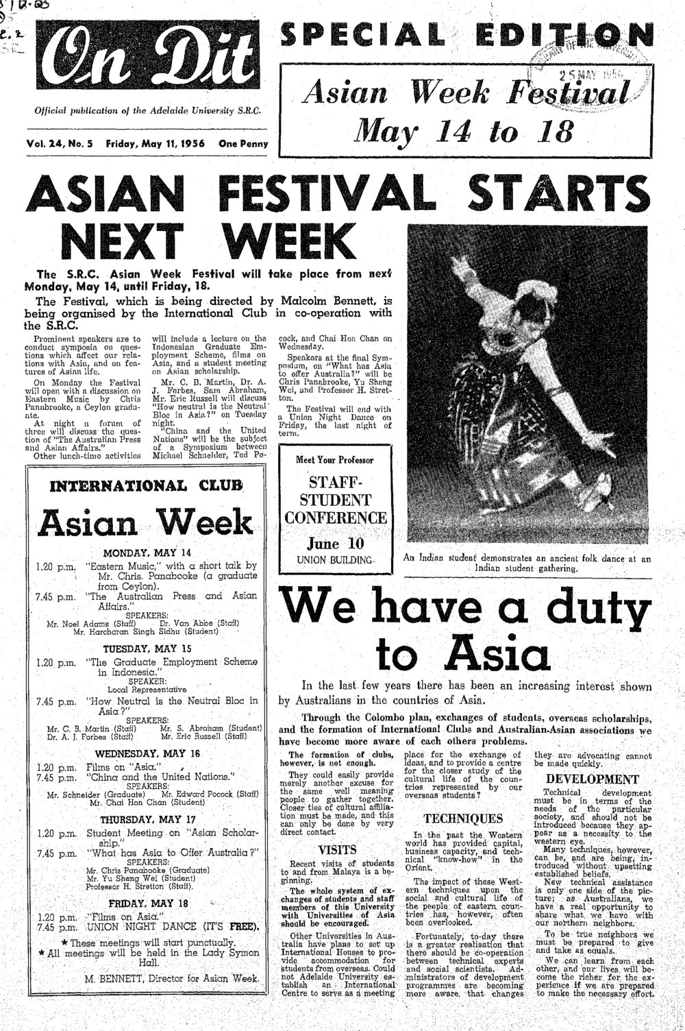 On Dit. Volume 24, Issue 5