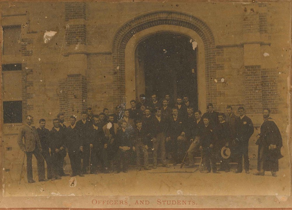 Officers and Students, Roseworthy Agricultural College, c1887
