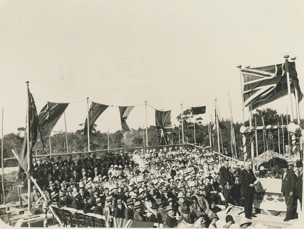 Laying of Foundation Stone, Roseworthy Agricultural College, c1900
