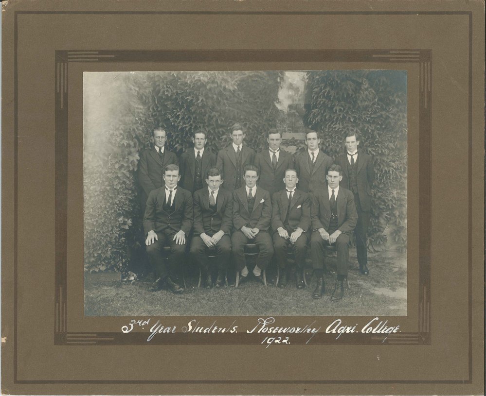 Third Year Students, Roseworthy Agricultural College, 1922