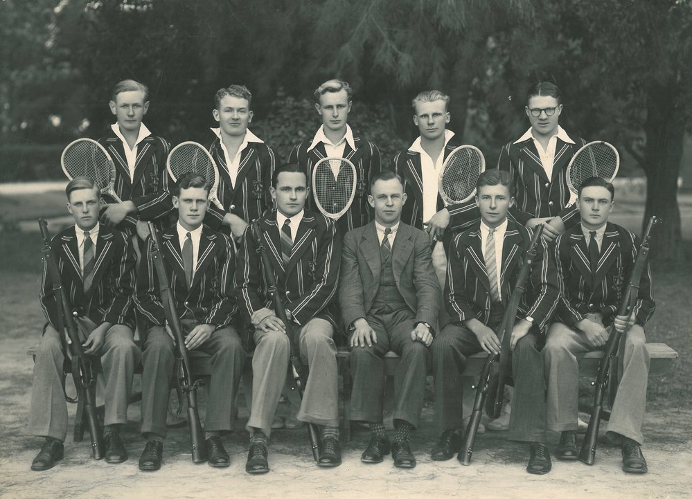 Intercollegiate Rifle and Tennis Teams, Roseworthy Agricultural College,1938